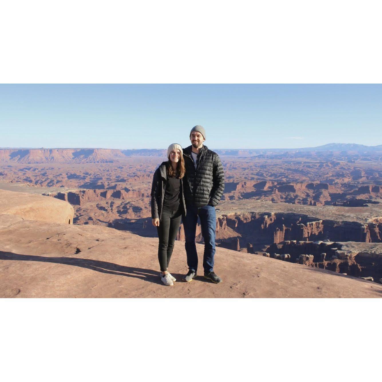 Our first road trip right after we started dating