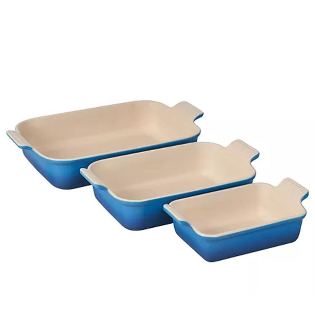 Stoneware Bakers, Set of 3
