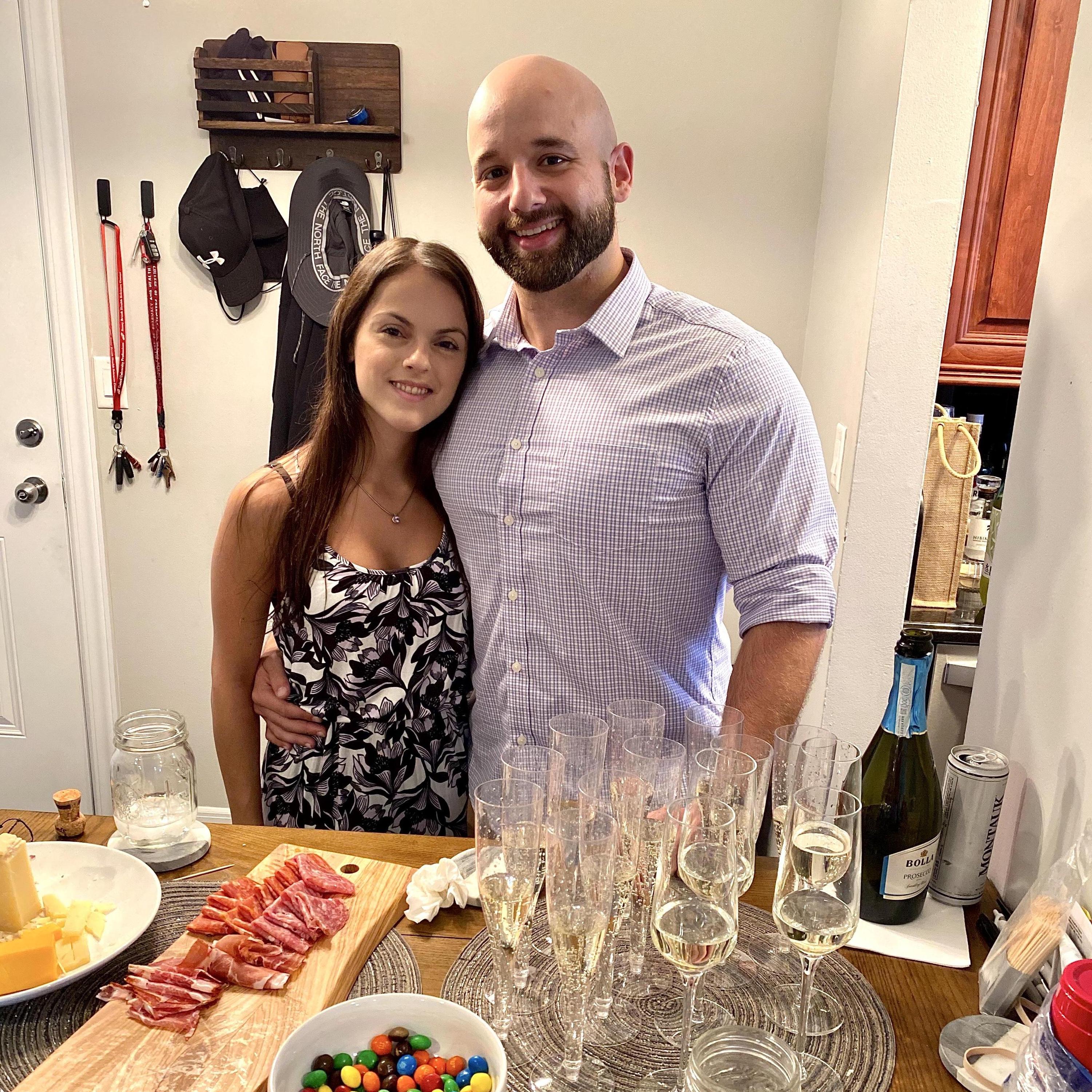 Celebrating our engagement!