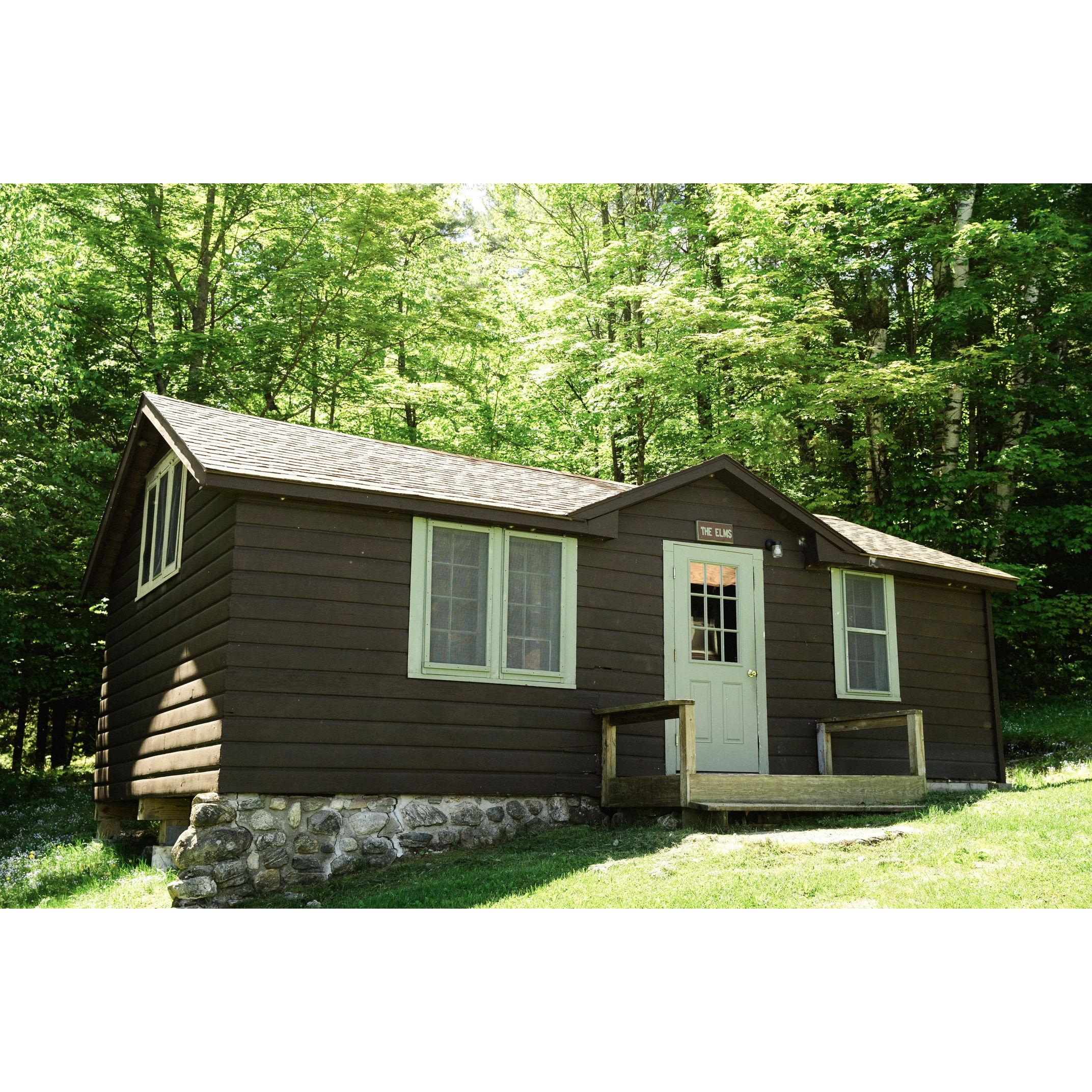 Sleepy time headquarters. Here is one of the many cabins at Forest Lake Camp.