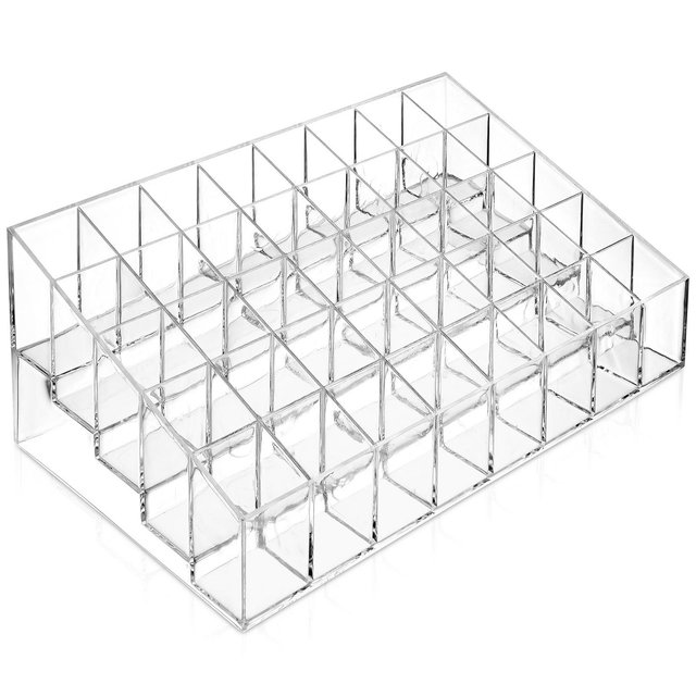 Casafield Lipstick & Makeup Organizer, 40 Slot Cosmetic Display Case for Lipstick and Lip Gloss