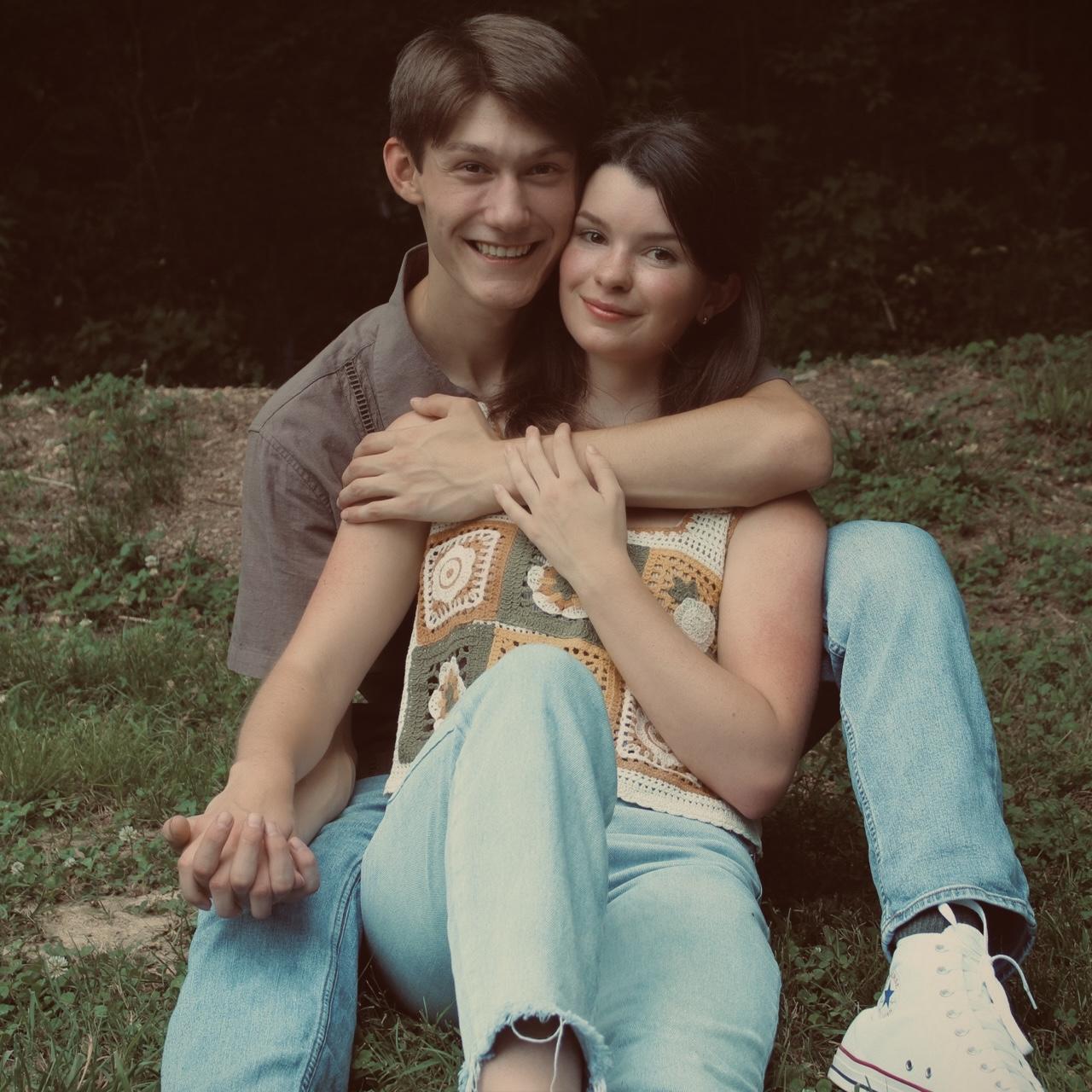 One year dating photoshoot.