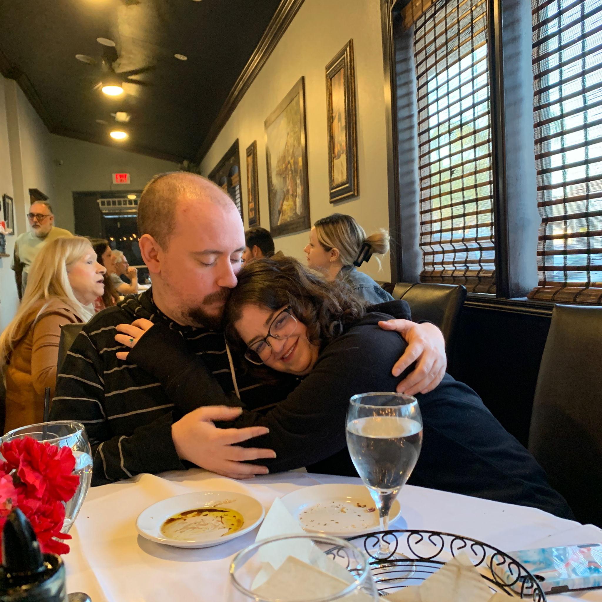 Celebrating the engagement with our families (behind the camera)