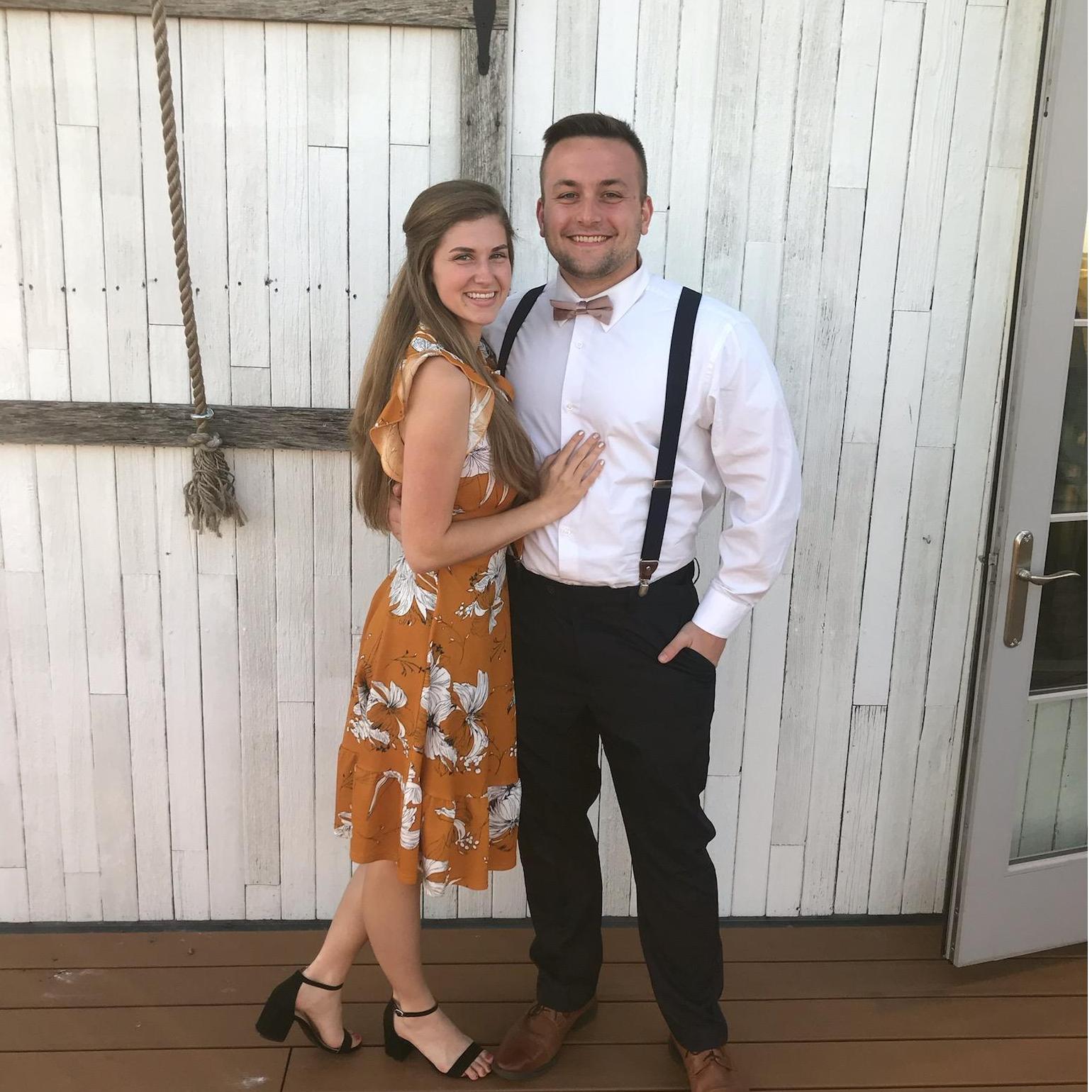 Tayllor and AJ's wedding (little did we know at the time that our wedding would be exactly 364 days away)