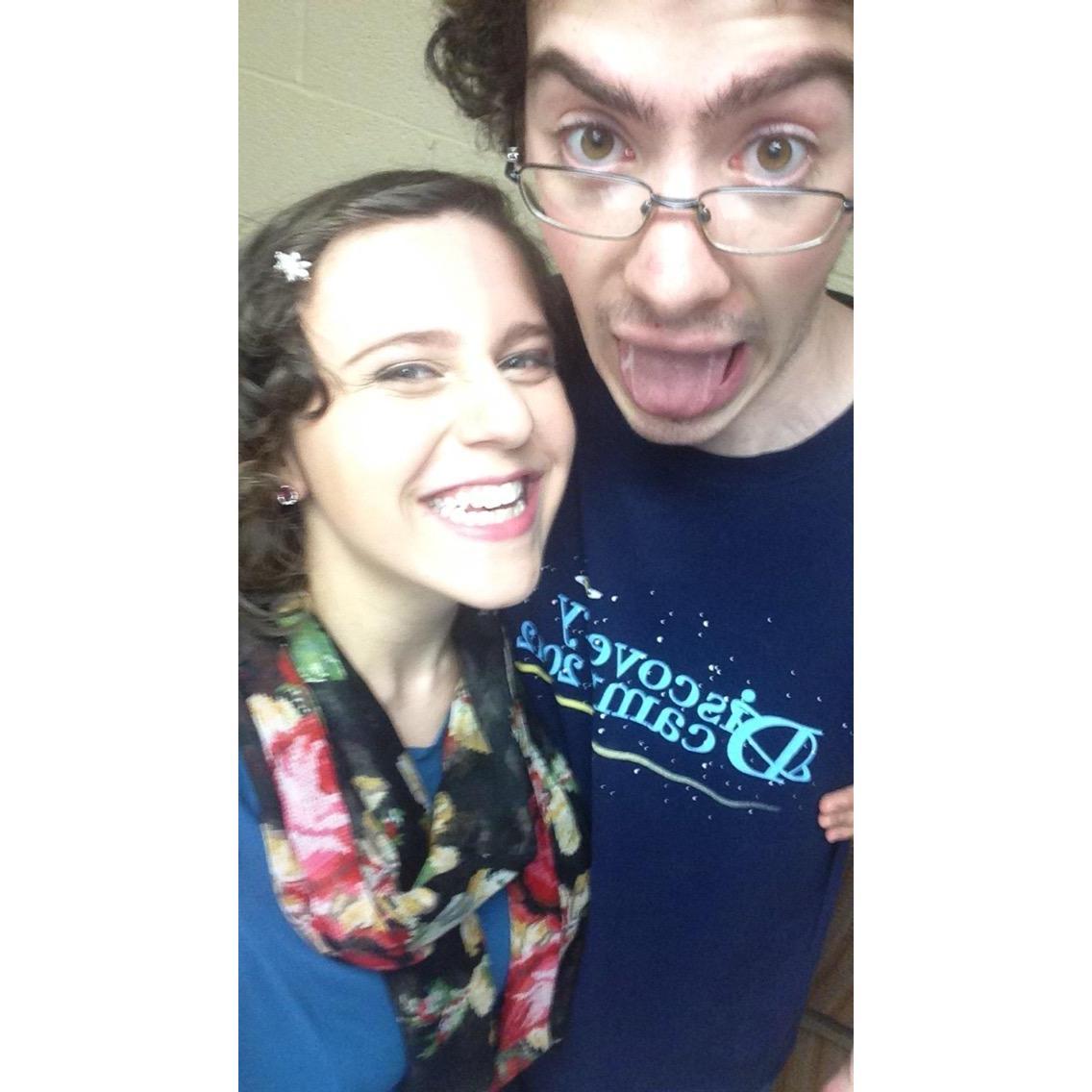 It's hard to get Jason to make a straight face in pictures. Here's one of many from our years in college together.