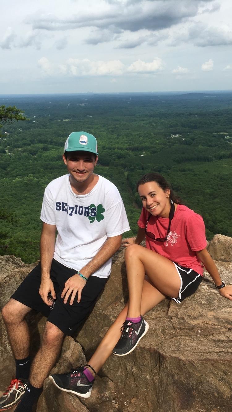 Hiking at Crowders Mountain!