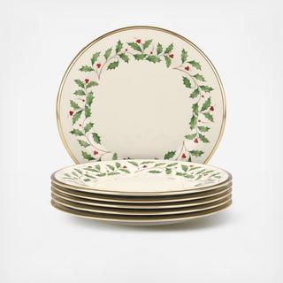 Holiday Dinner Plate, Set of 6