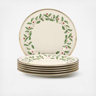 Holiday Dinner Plate, Set of 6