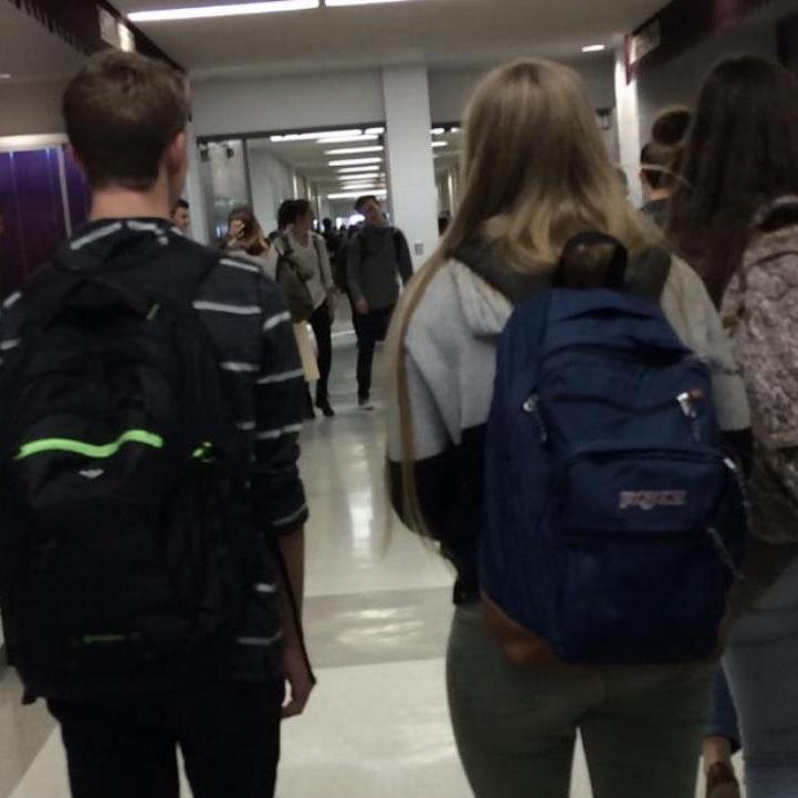 Rare footage of US strolling the halls of Lone Peak — featuring the grand canyon in between our two arms.