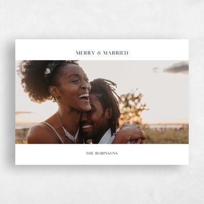 White Holiday Card - Portside
