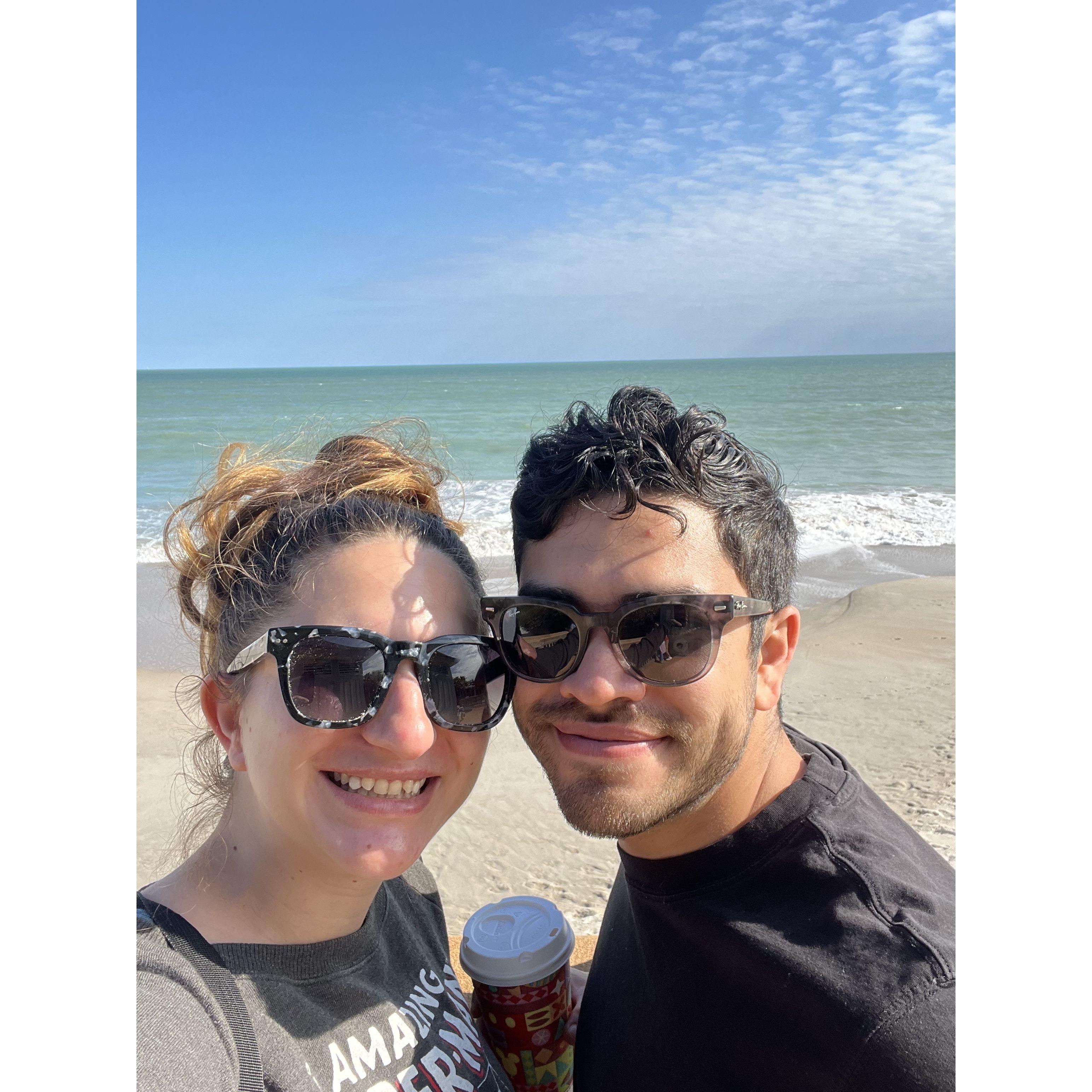 First beach trip together!