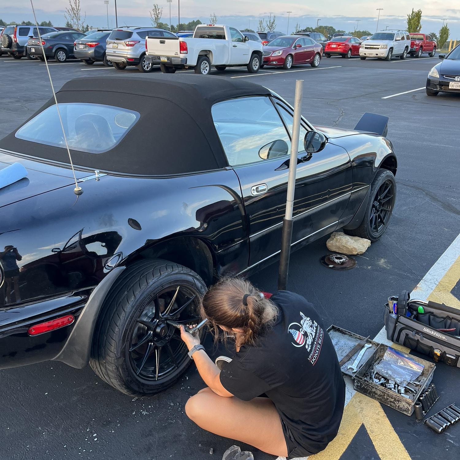 September 26, 2023: After prolonging the process for three days, the new breaks and rotors were finally finished, but God decided our story was just beginning!