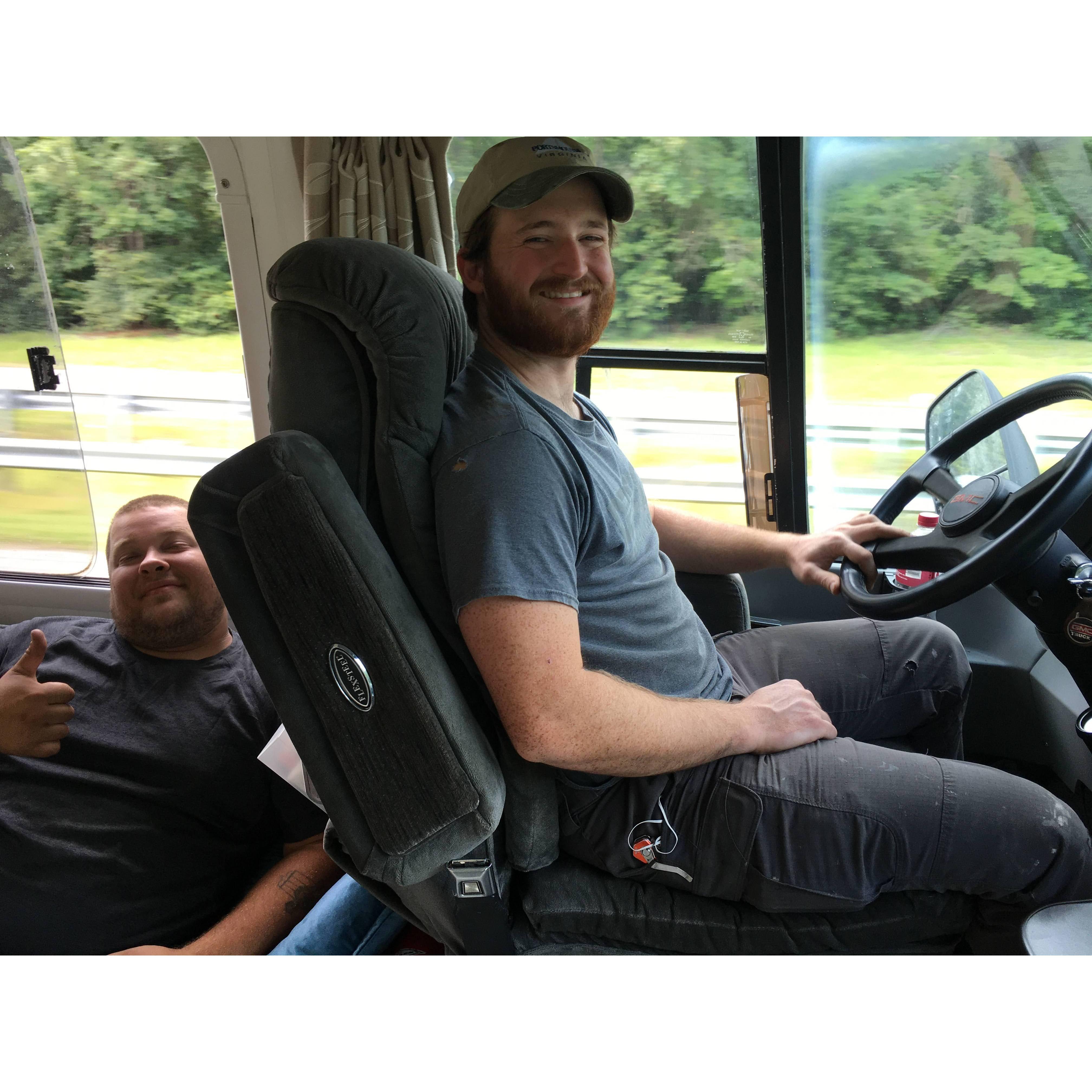 Test run of the motorhome (September 2020)