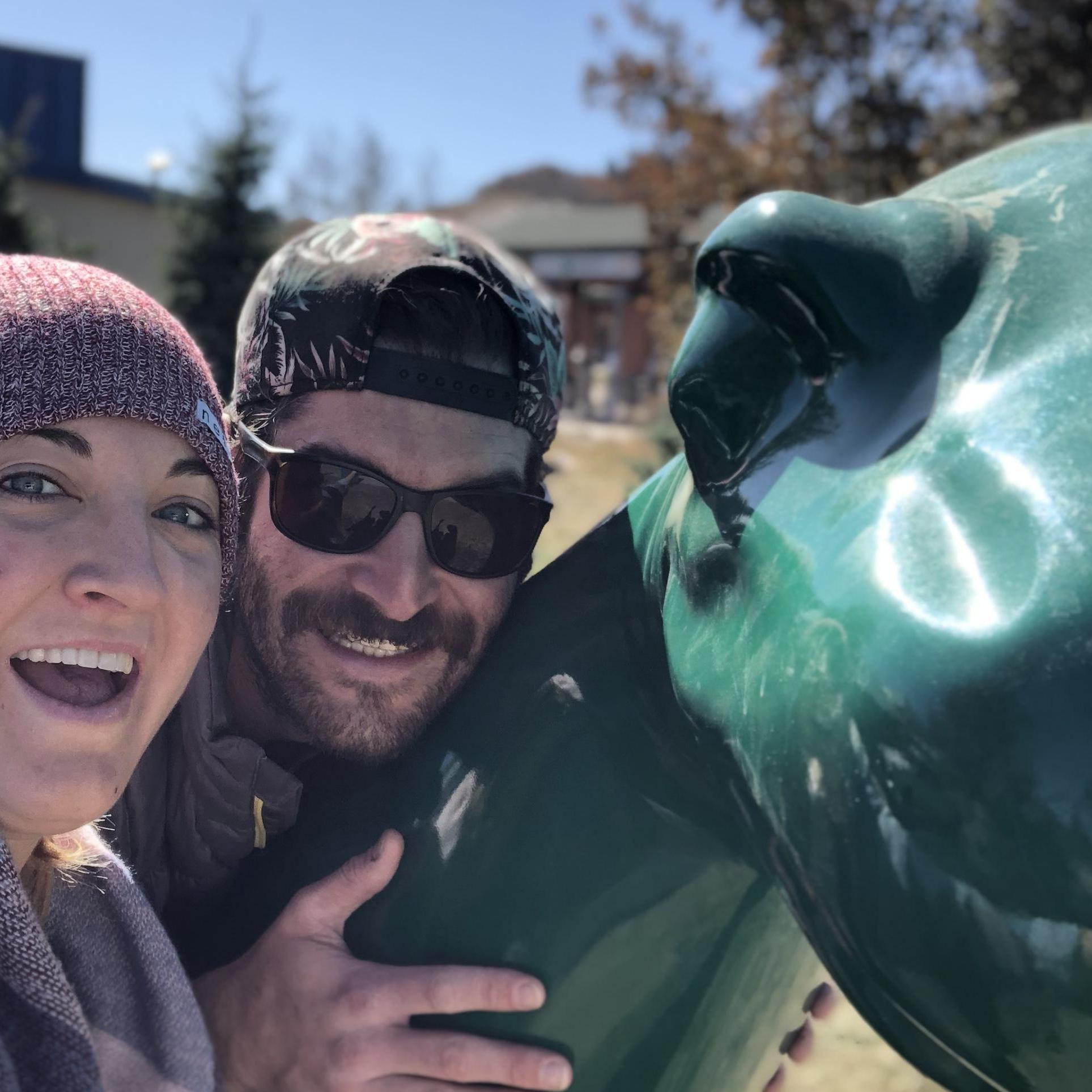 We found a Sinclair dinosaur in Silverthorne! - Oct 2019
