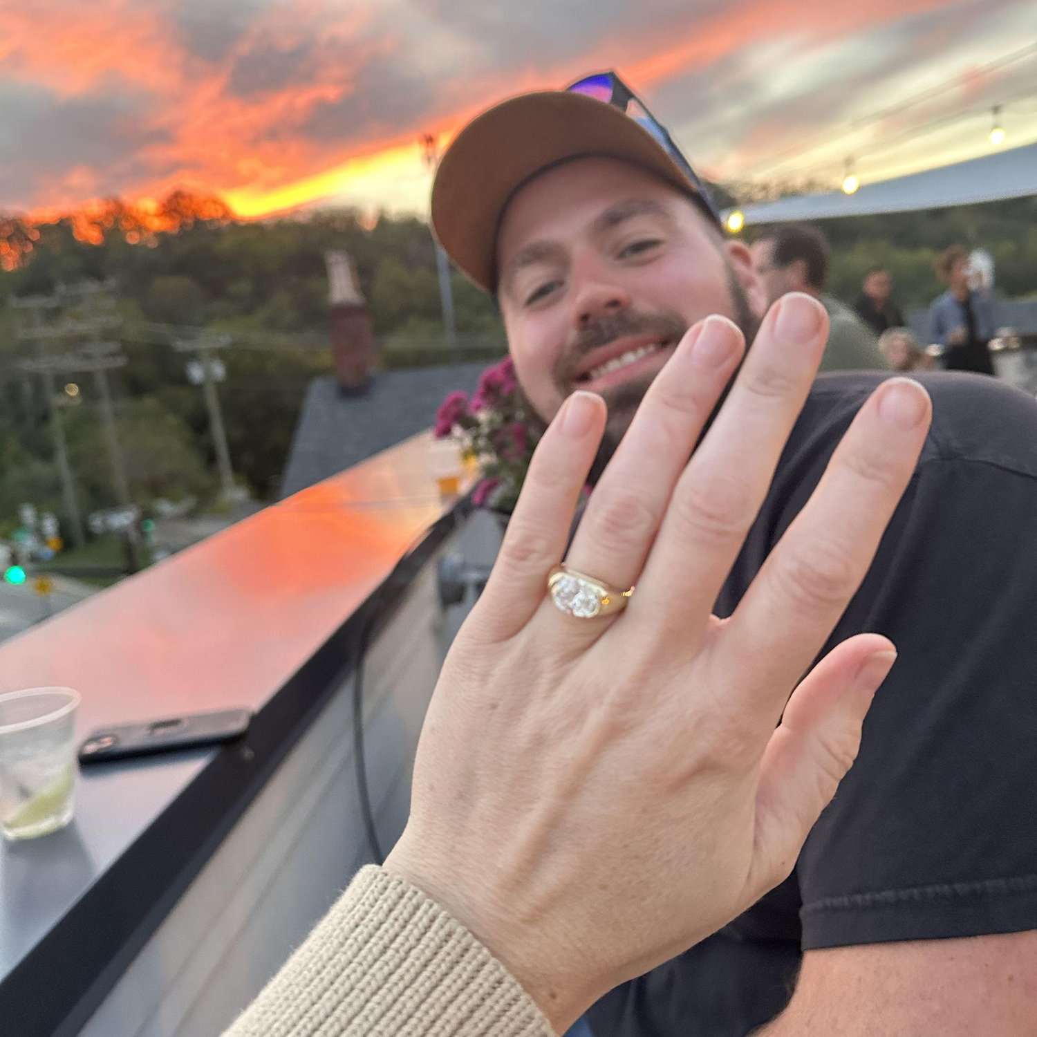 Celebrating my new ring