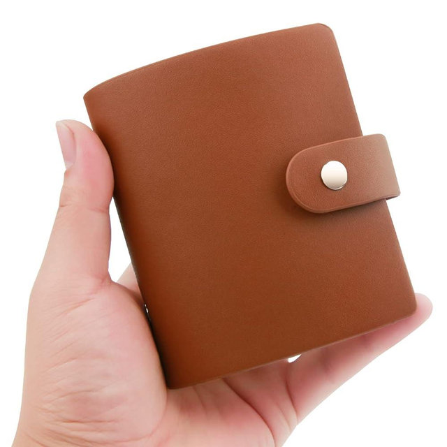 52 Pockets Mini Photo Album for Fujifilm Instax Mini Instant Film, Polaroid Snap, Z2300, SocialMatic Instant Cameras & Zip Instant Printer (Brown, 1Pack)