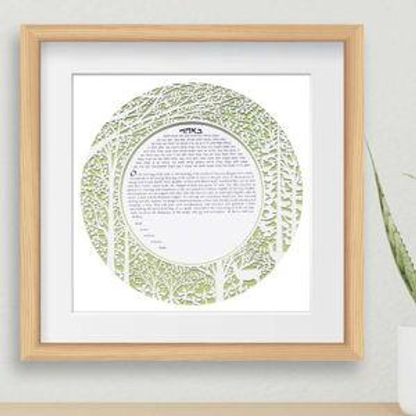 Ketubah Framing