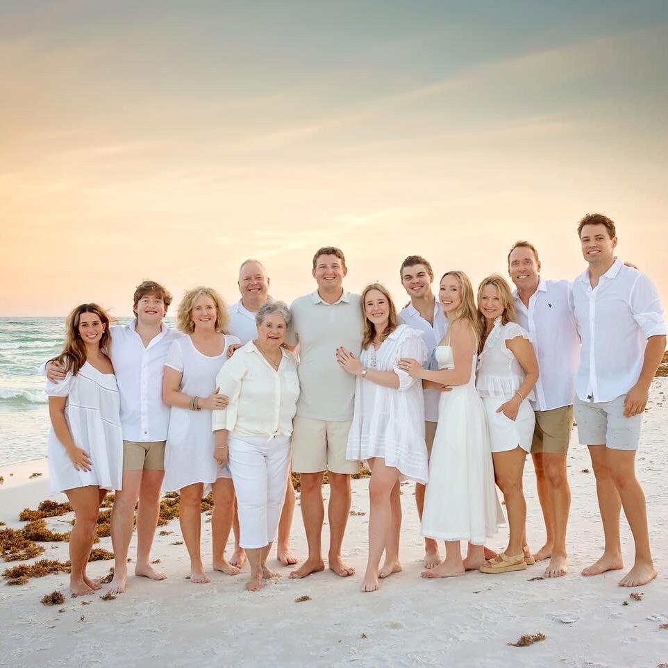 Emma's extended family who came from Louisiana to watch Manning pop the question!