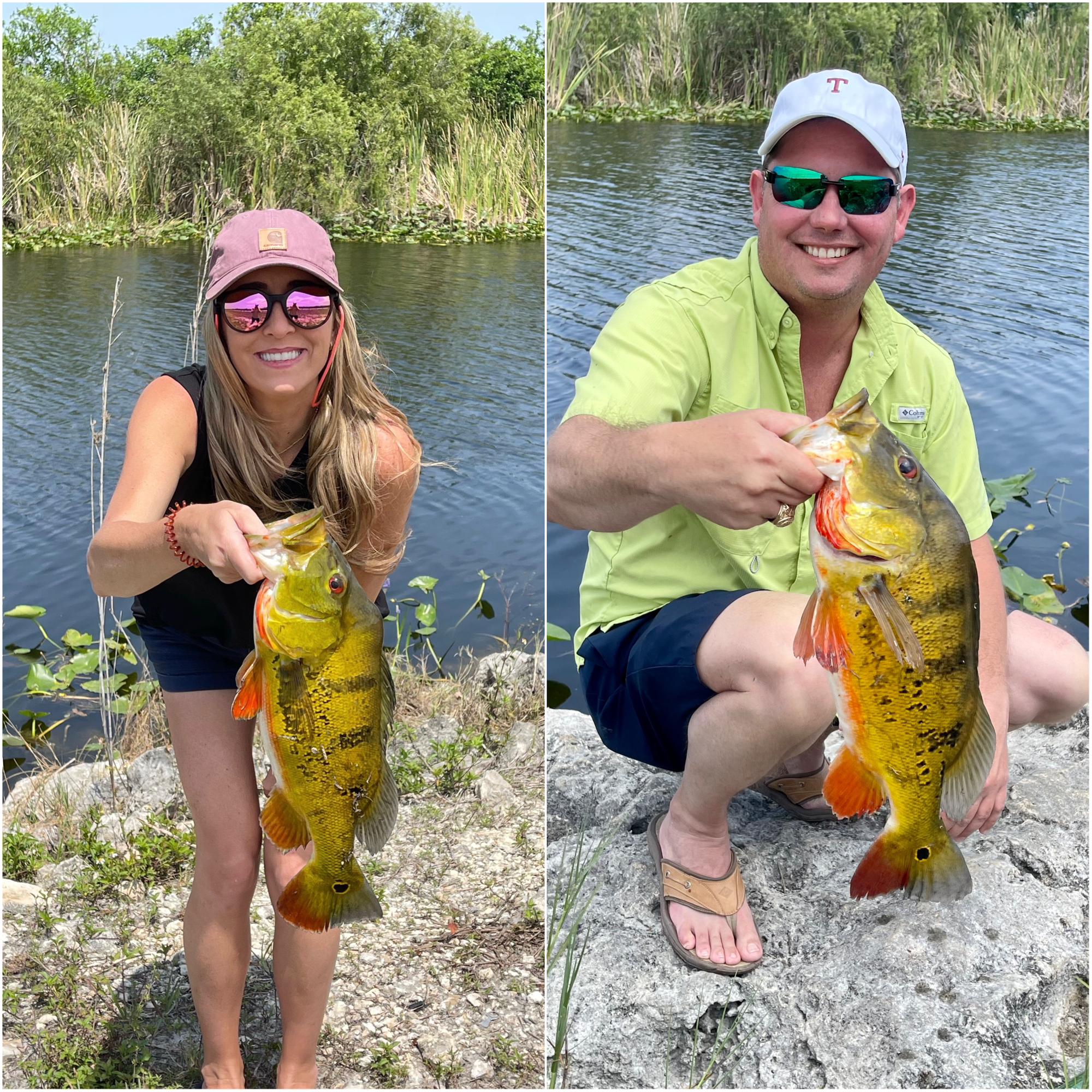 Our first trip together in April 2022.  We went to Florida to fish for Peacock Bass.