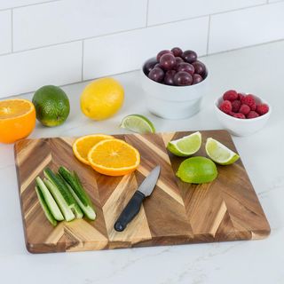 Acacia Herringbone Cutting Board