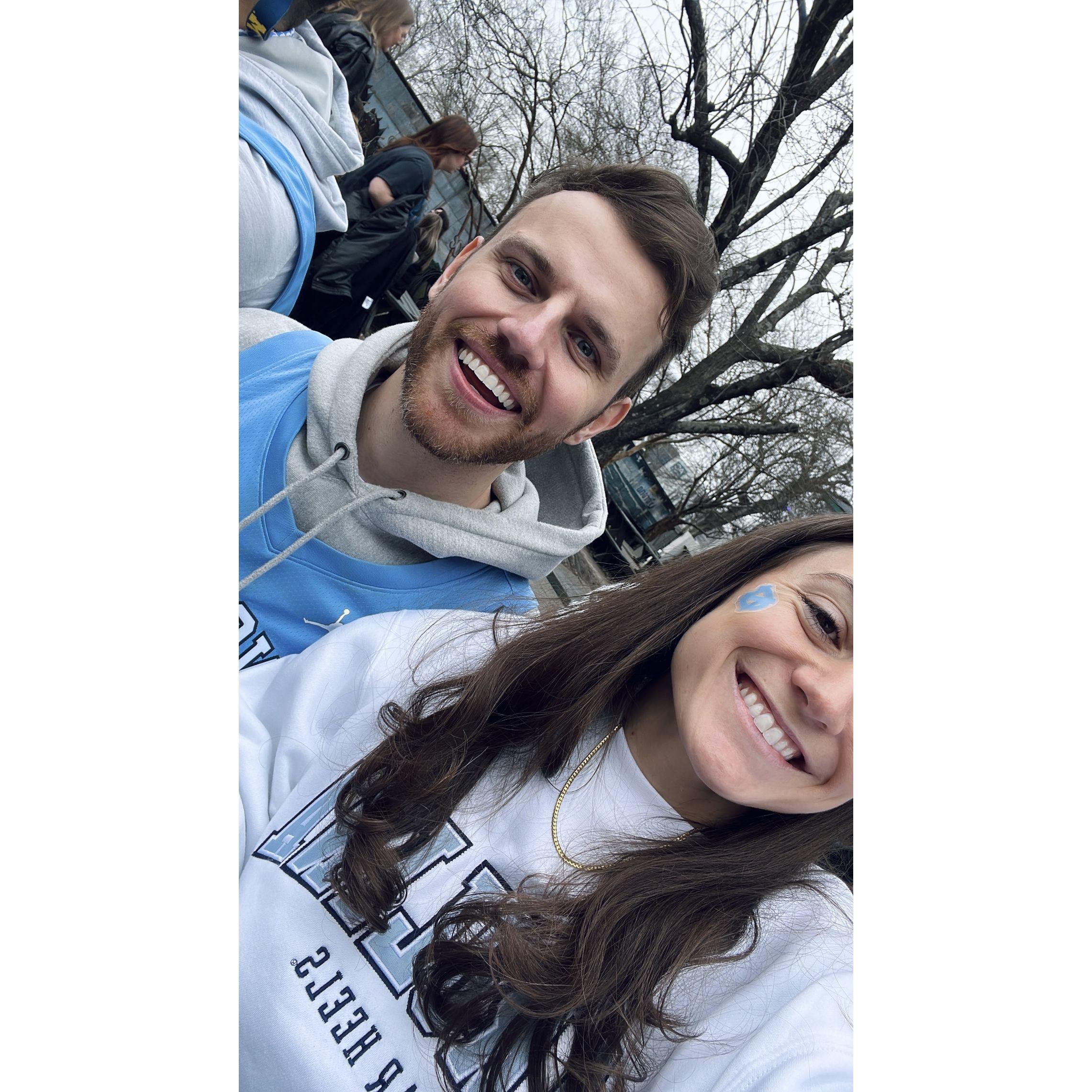 We both went to UNC (but at different times) - go heels!