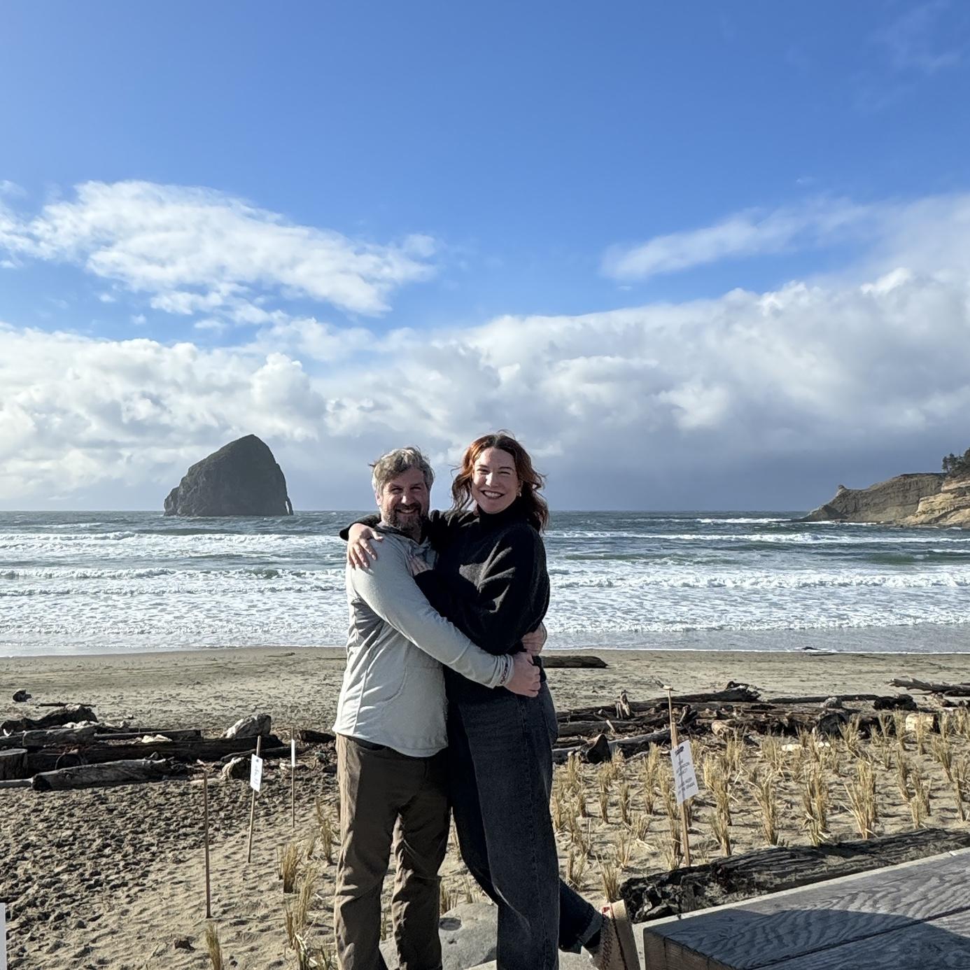 Enjoying the sunshine in Pacific City ☀️