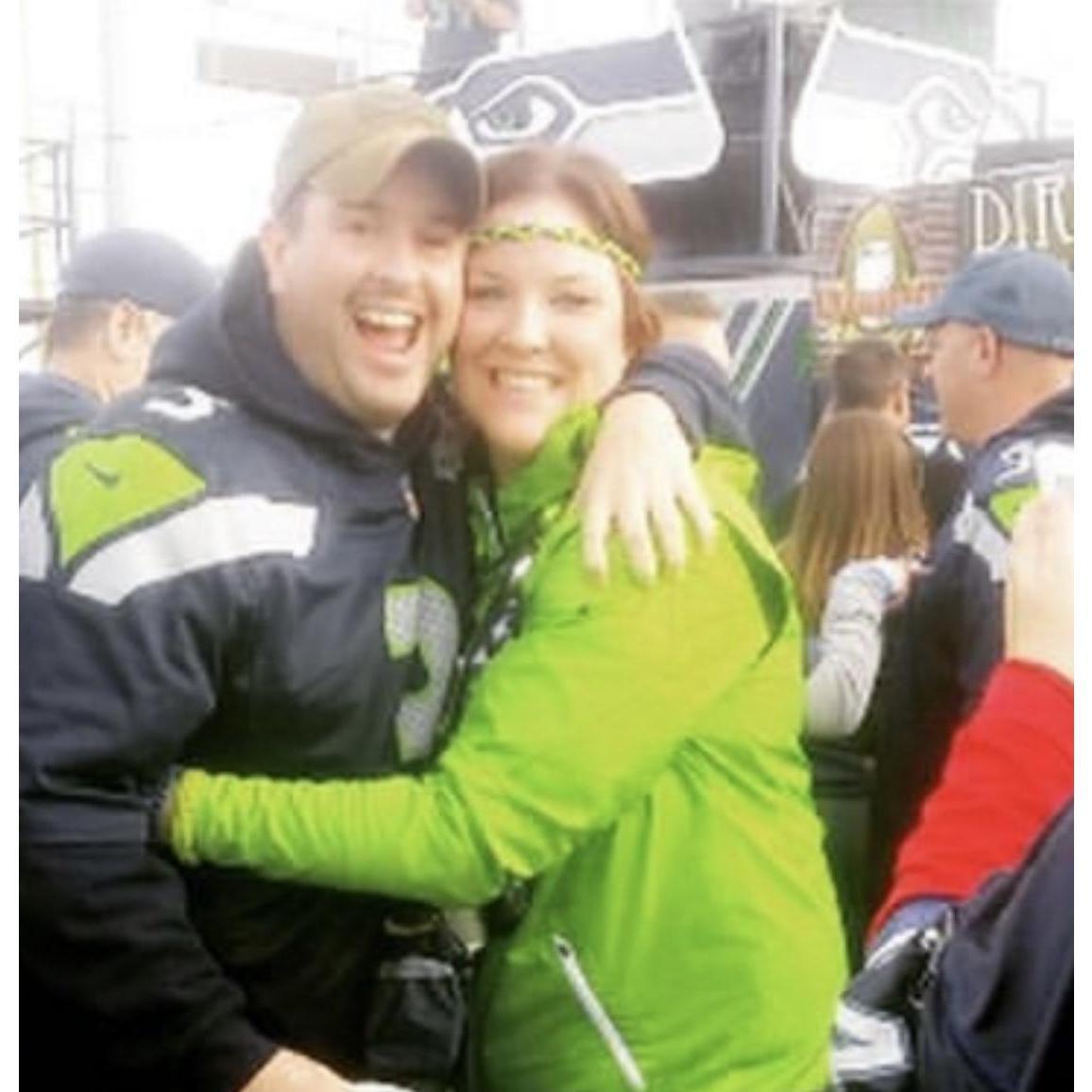He supports the Seahawks when I need him to!