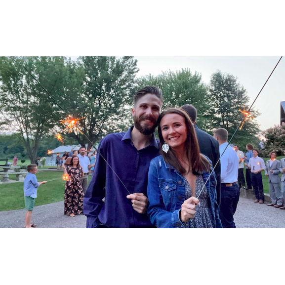 Sparkler send off. July 26th, 2021