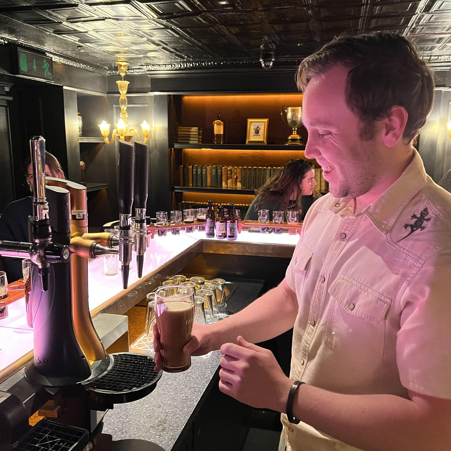 Fun fact: Michael and Remy are certfied Guiness beer pourers! 2023