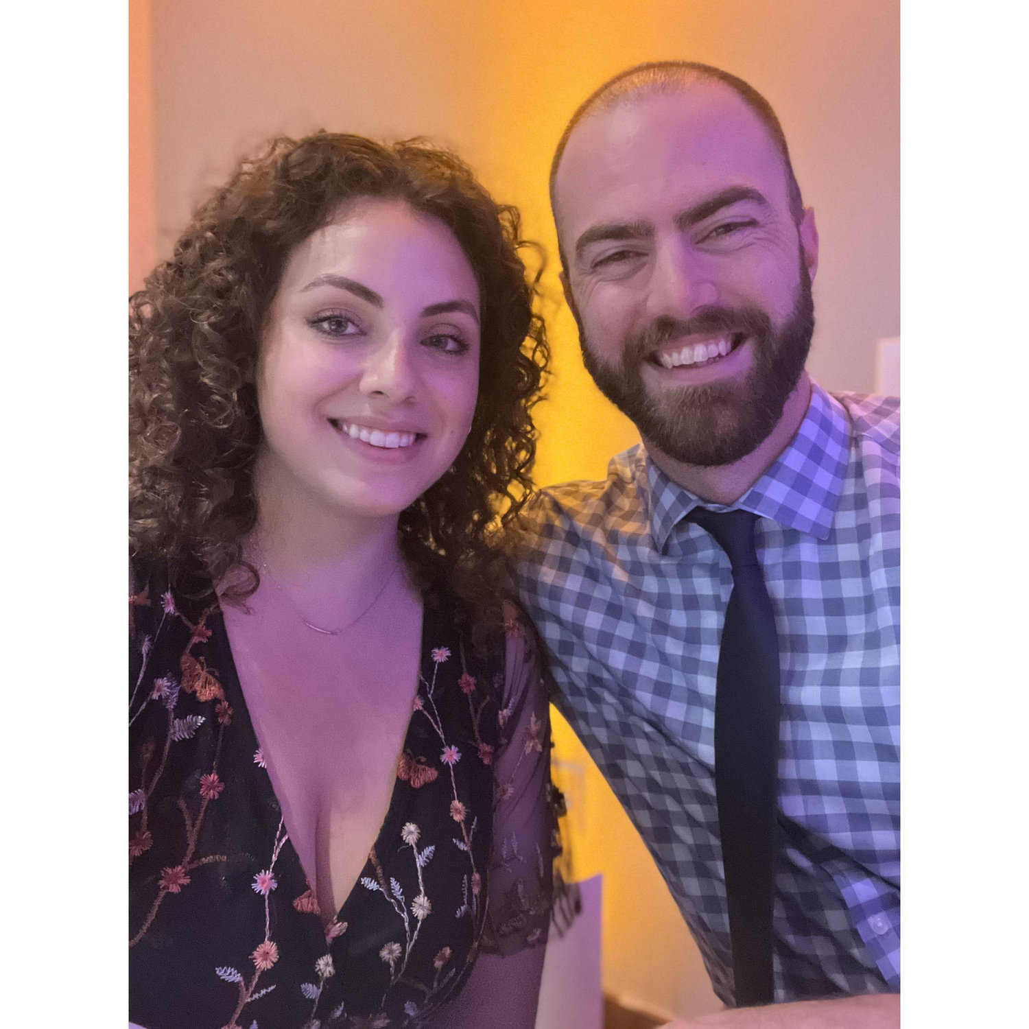 Kevin and I at yet another wedding (Shoutout to Chelsea and Jim)!