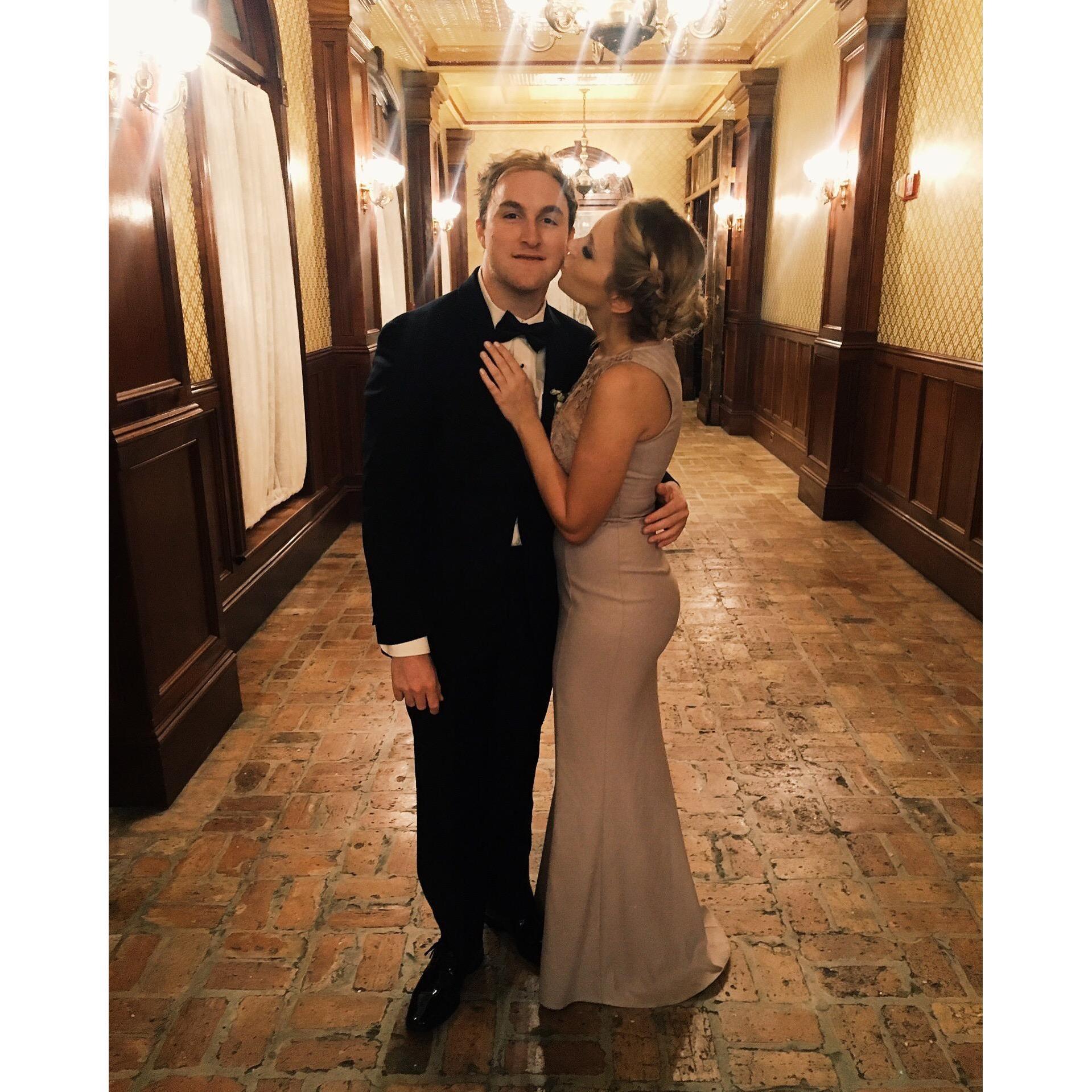 In our best friend's wedding!