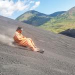 Volcano boarding