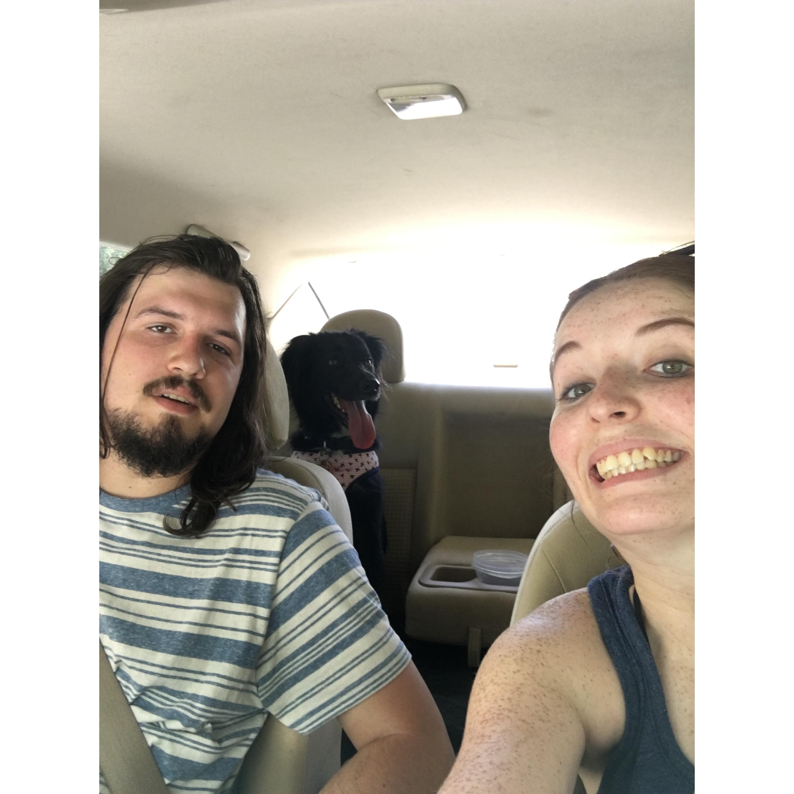 One of our many family outing and one of our first family portraits. 