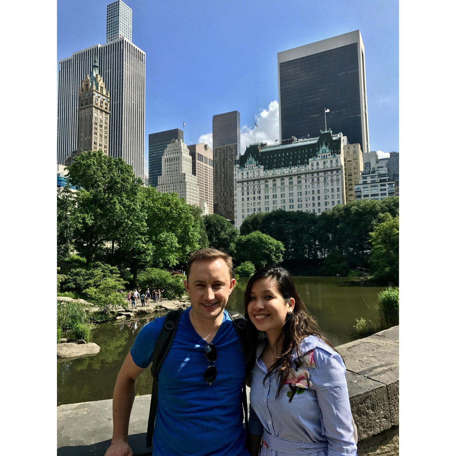 Hanging out in Central Park, Summer 2017