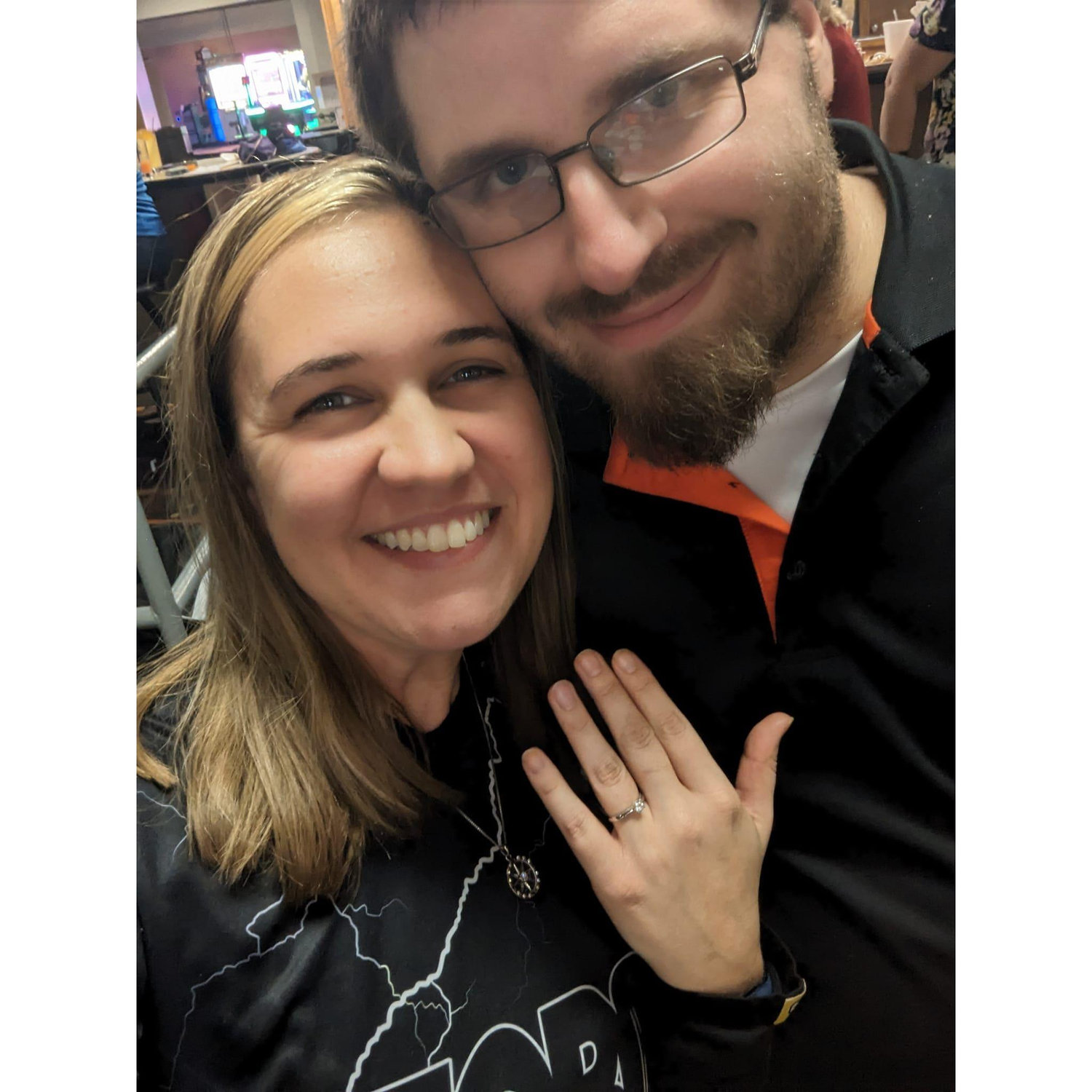 Engagement night selfie!