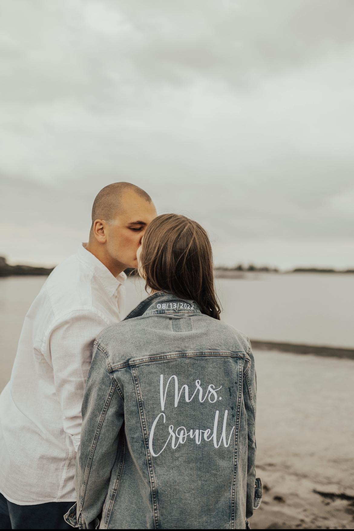 Our engagement photo shoot at Kettle Cove.