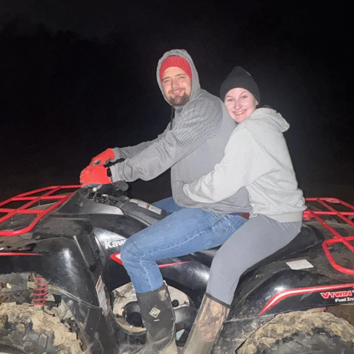 Thanksgiving in Mississippi! Emily’s first time on a ATV