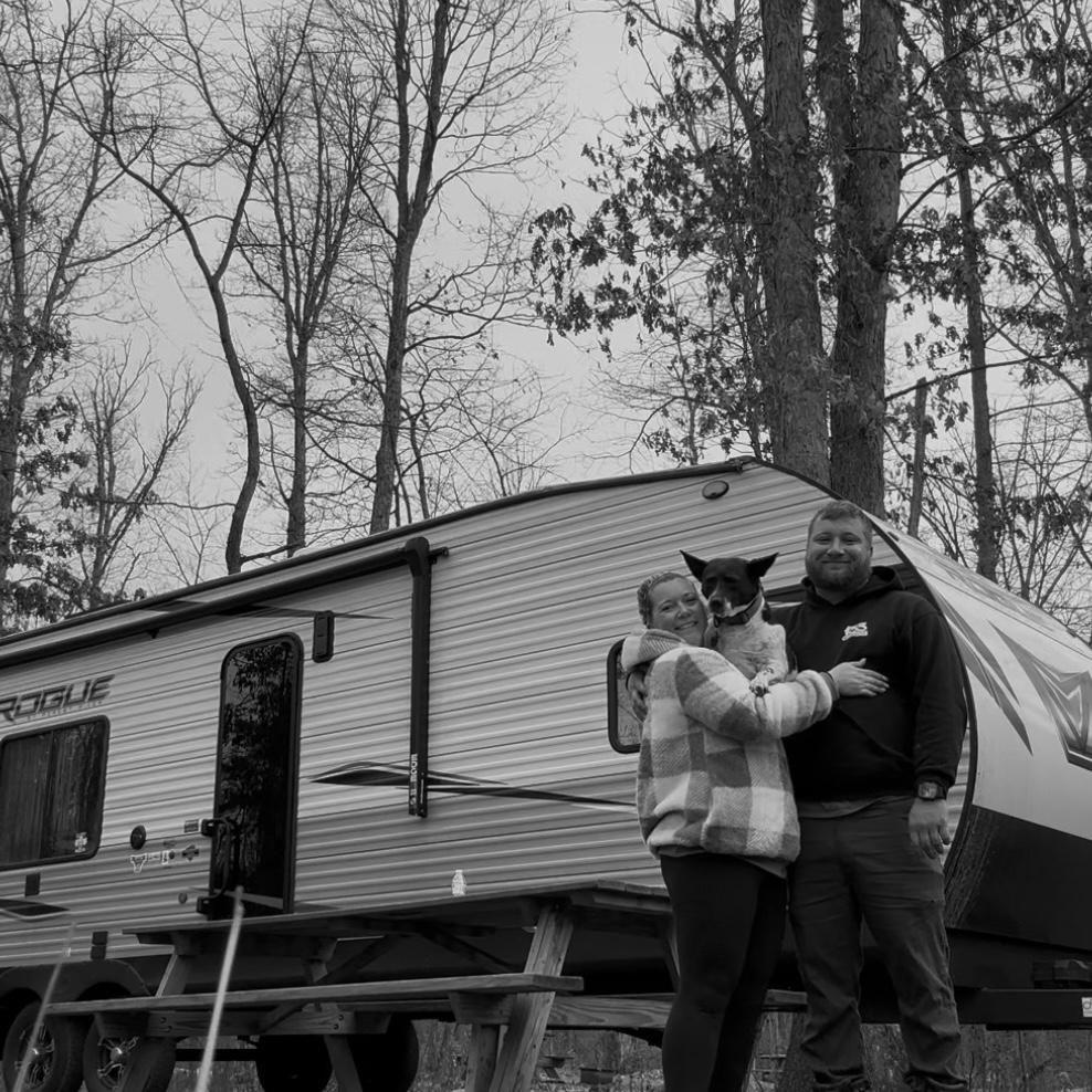 Michele, Lee and Montana love to camp! In their future they wish to make memories with their children.