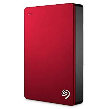 Seagate Backup Plus Portable 5TB External Hard Drive HDD – Red USB 3.0 for PC Laptop and Mac, 2 Months Adobe CC Photography (STDR5000103)