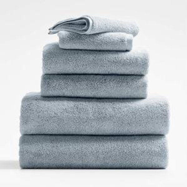 Organic Turkish Cotton White Bath Towel + Reviews | Crate & Barrel