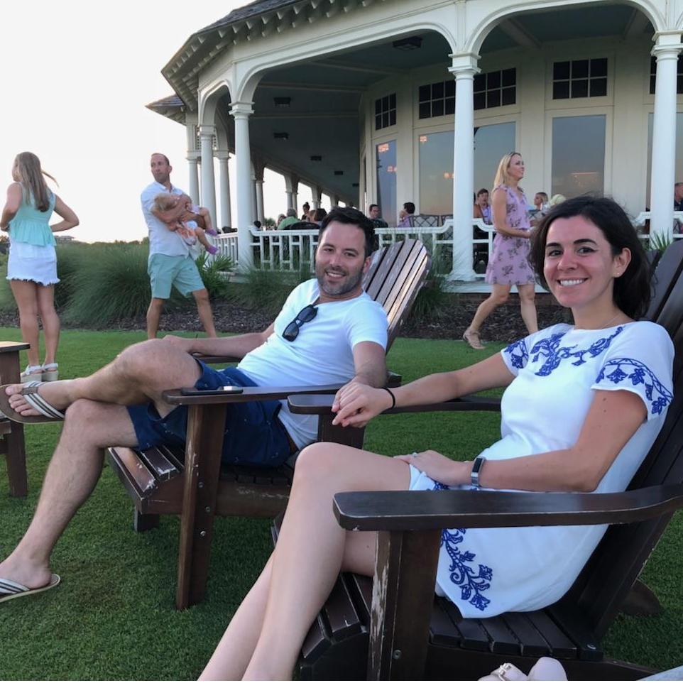 Our first trip to Kiawah Island after he asked me to marry him.