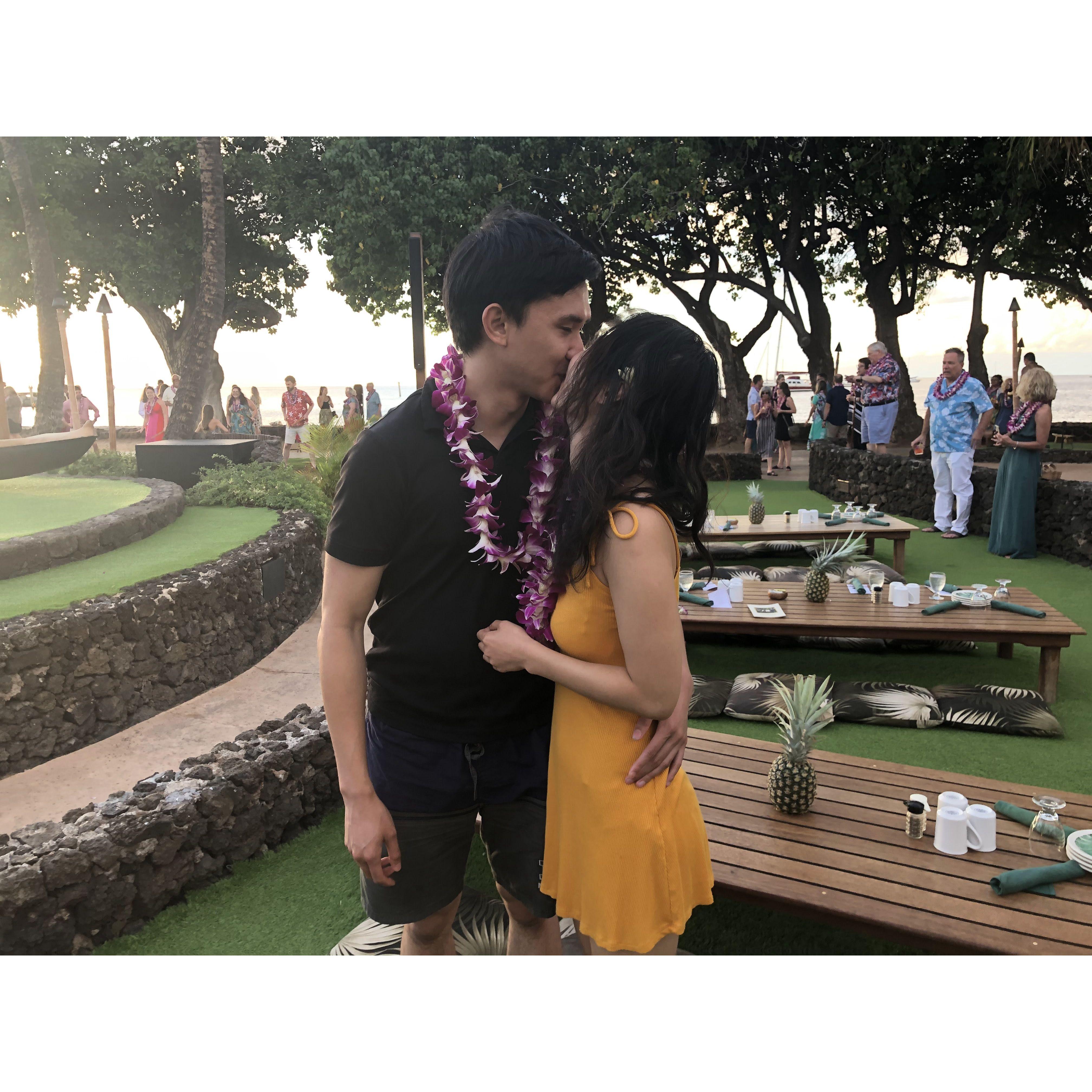 2019: Our one-year anniversary in Maui