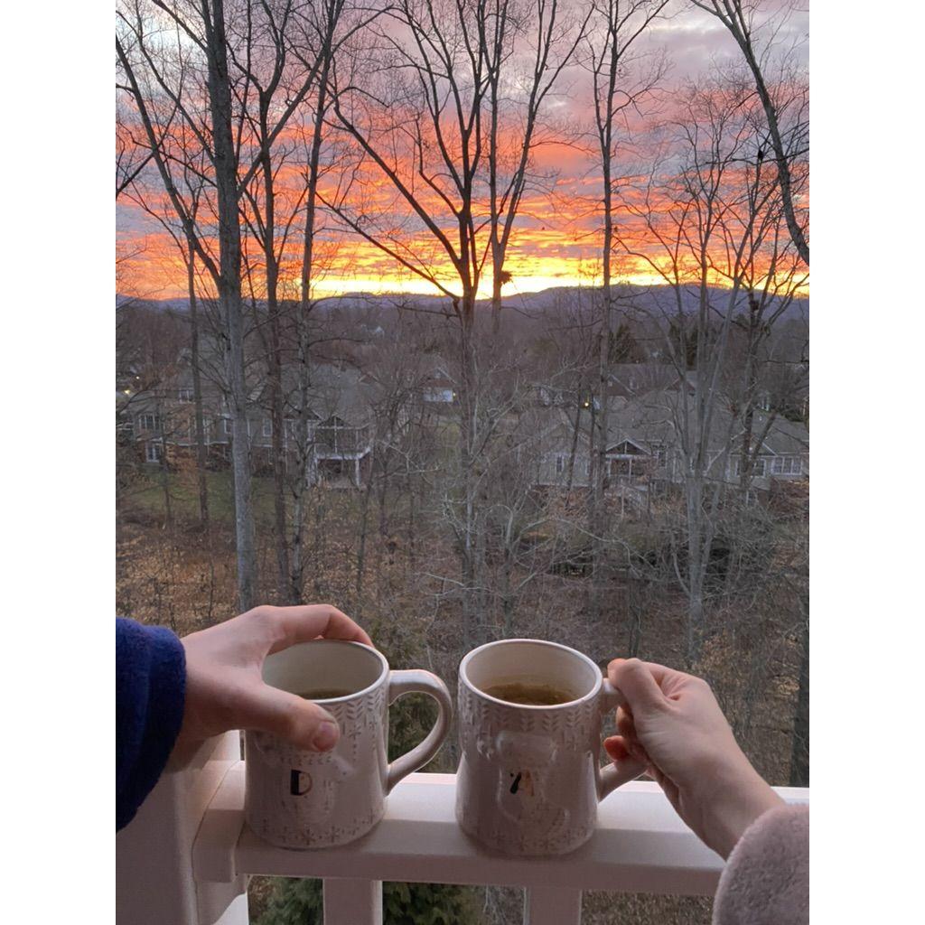 First sunrise in Charlottesville