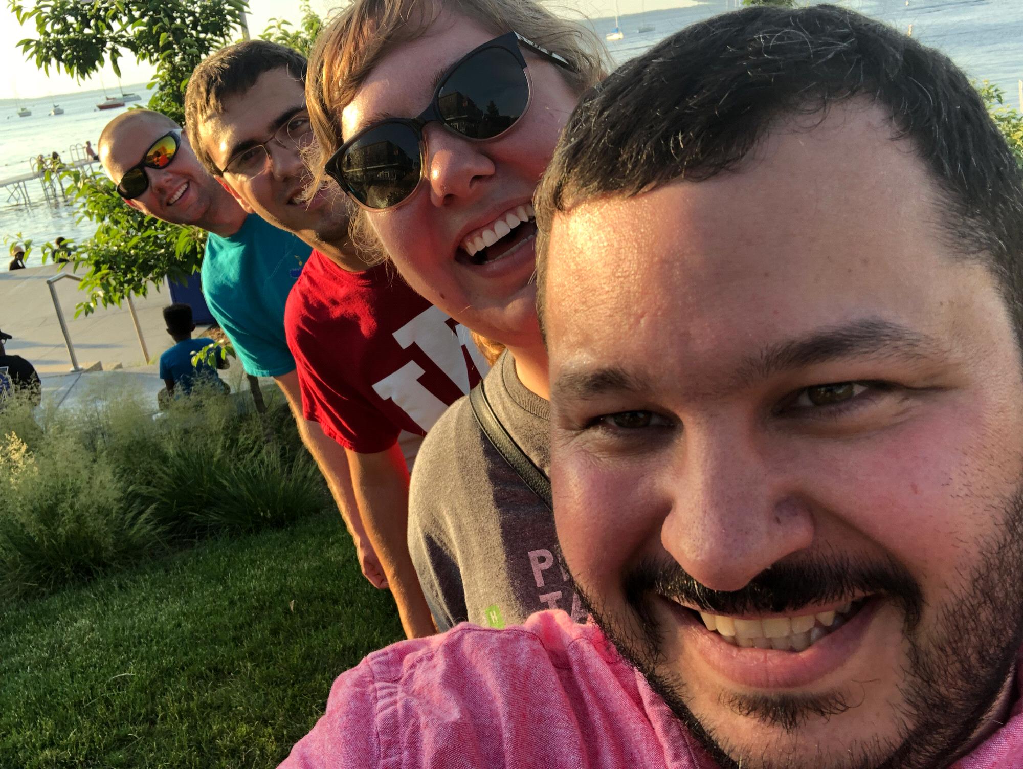 Fun times in Madison with Erin's brothers