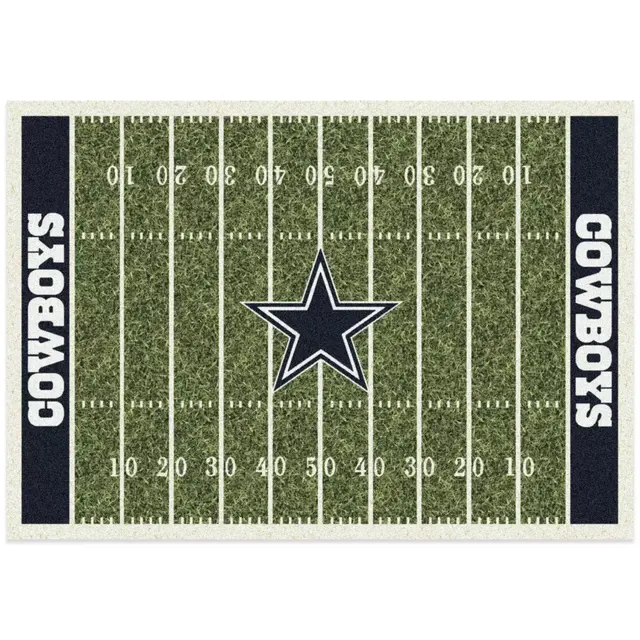 NFL Dallas Cowboys 5-Foot 4-Inch x 7-Foot 8-Inch Medium Home Field Rug
