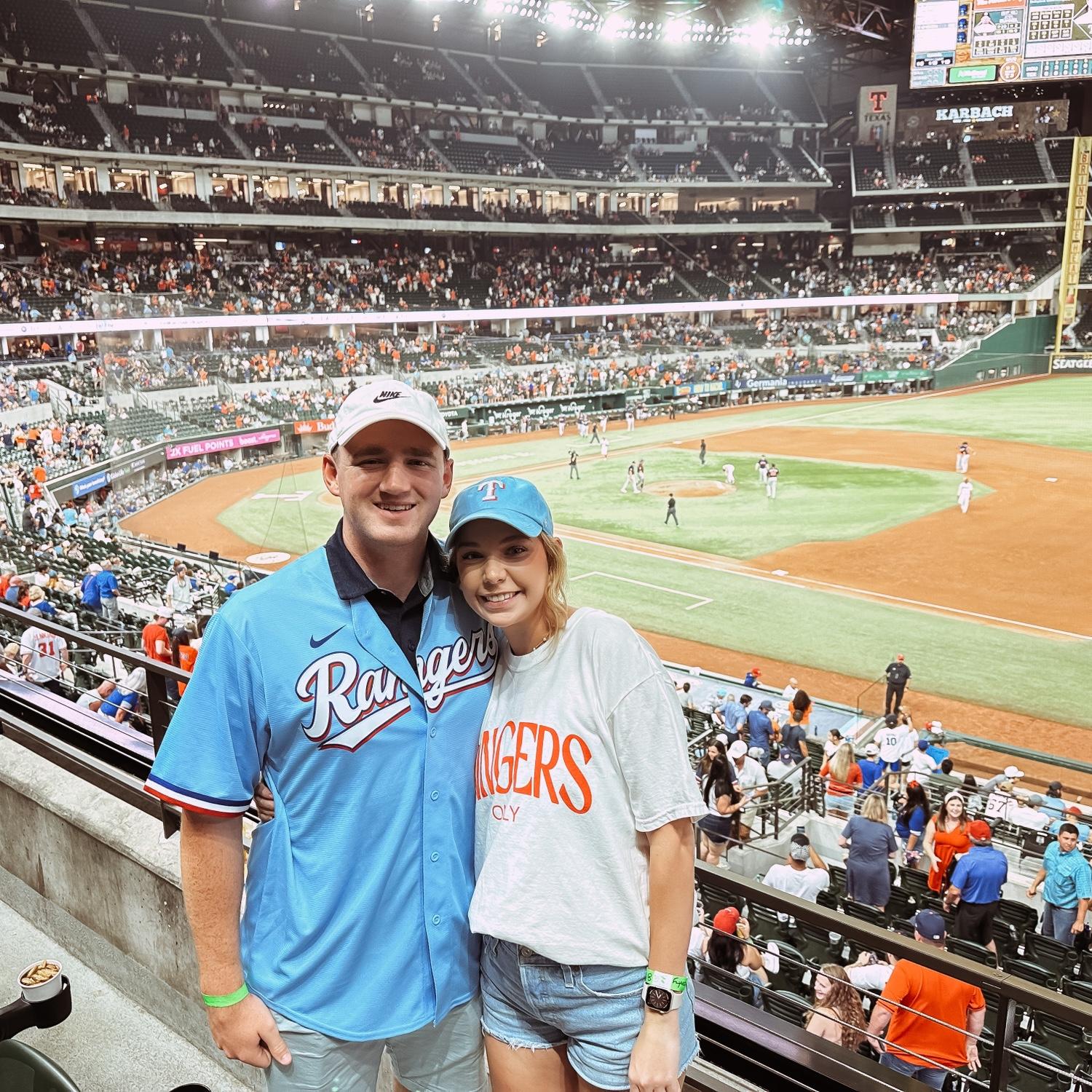 Took a trip to see the Texas Rangers!!