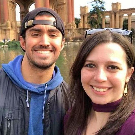 Our first valentine's day! We went to the Palace of Fine Arts and had a picnic to celebrate.