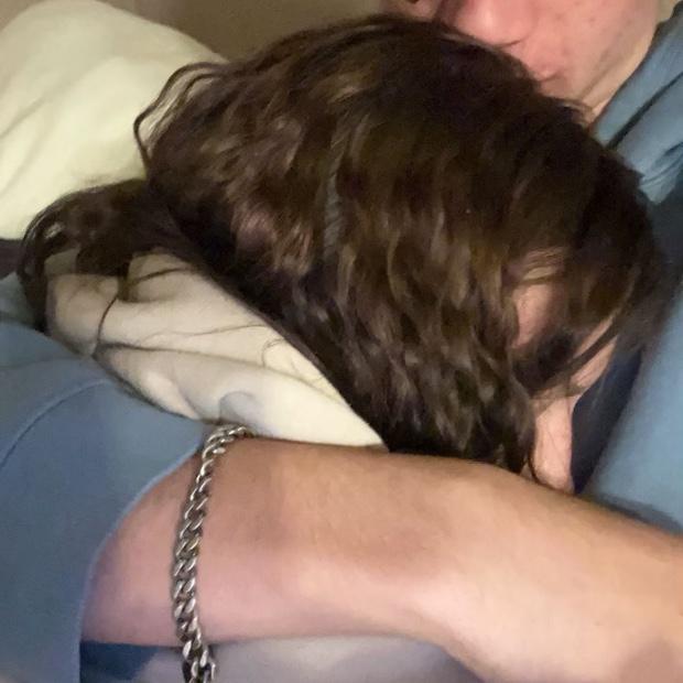 First date food poisoning snuggles…. lol