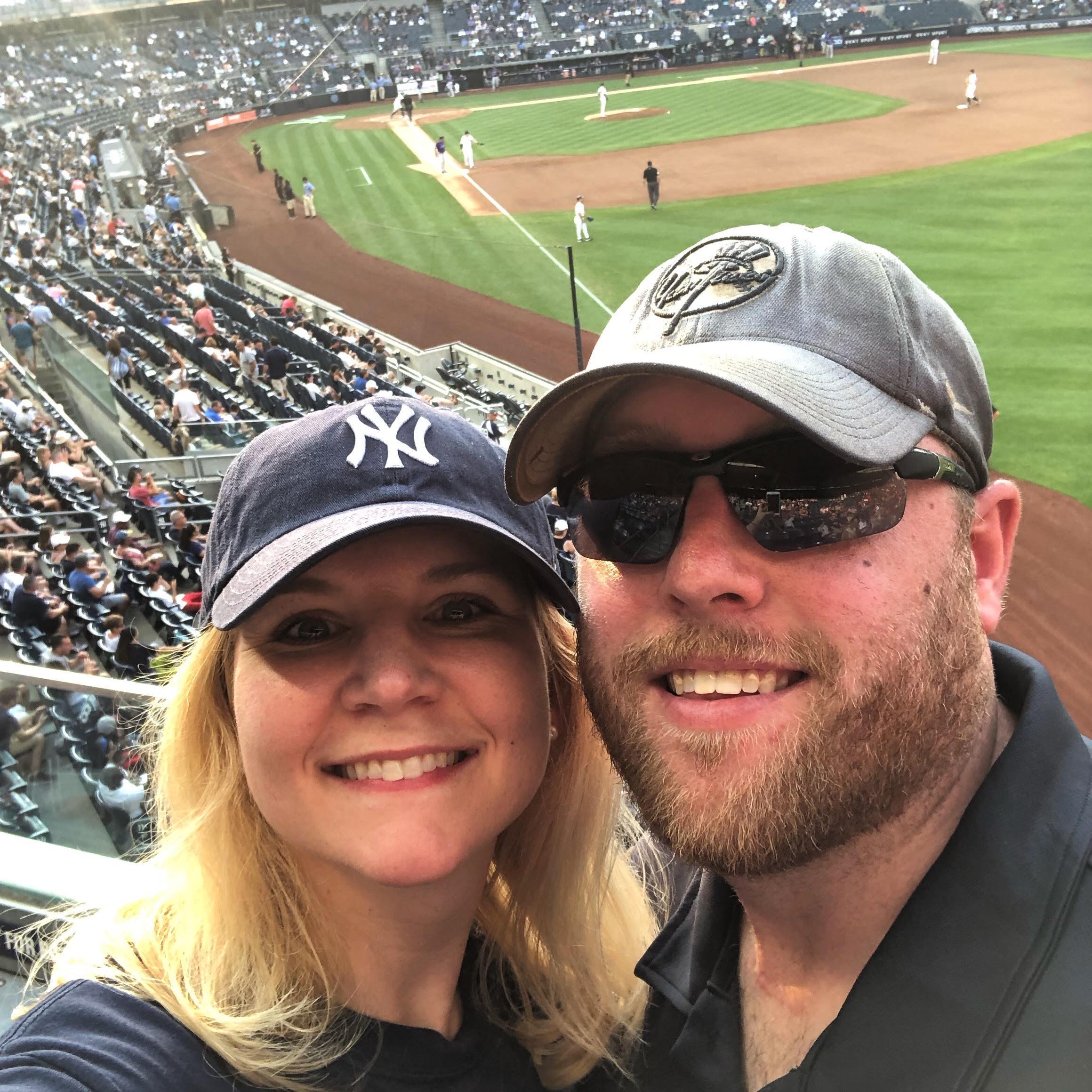 We sat in 100+ degrees in New York City, but had amazing seats, right near Aaron Judge!