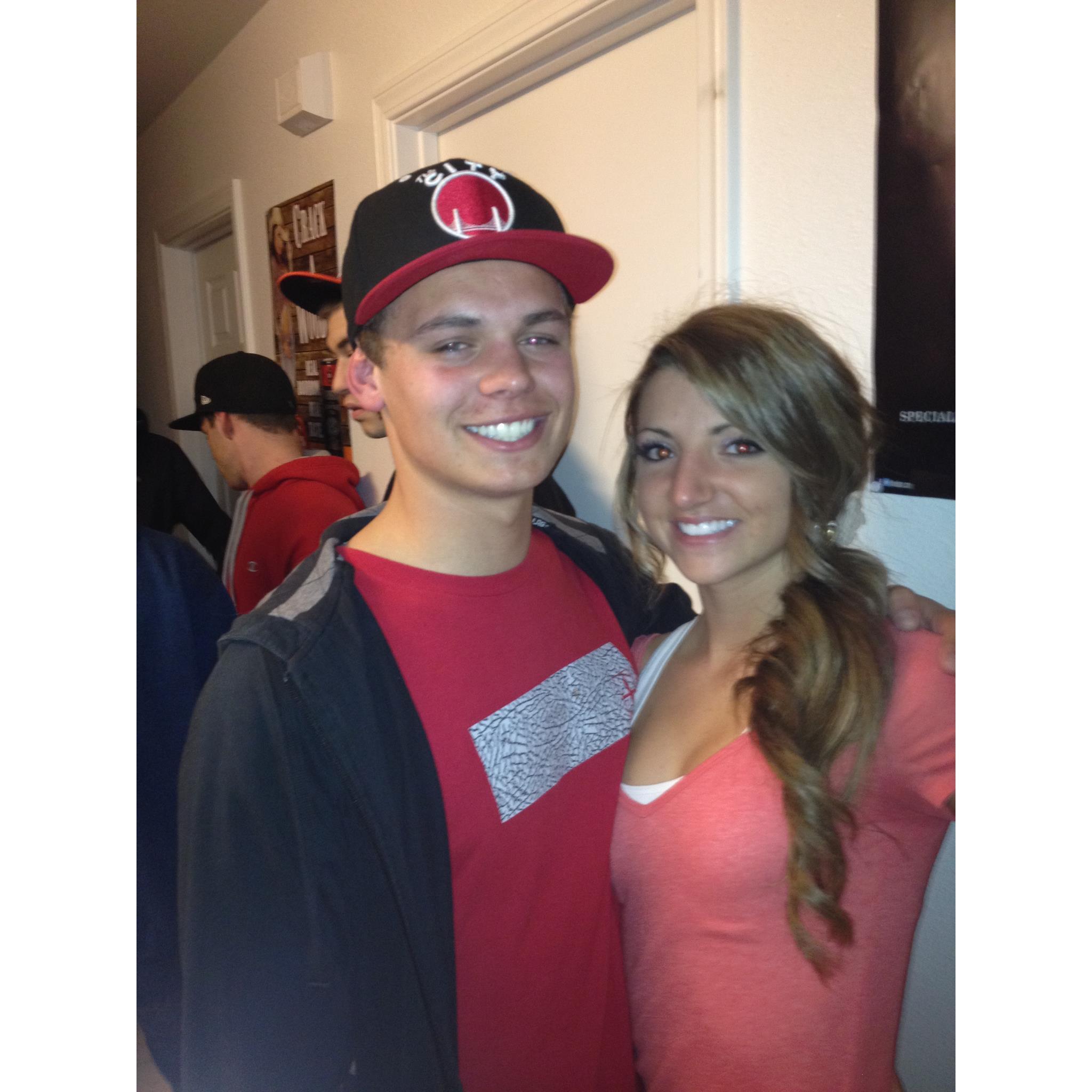 The first night we met!!!